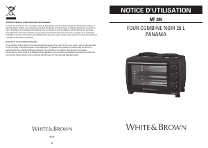 Mode d’emploi White and Brown MF 286 Four