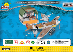 Hướng dẫn sử dụng Cobi set 5544 Small Army WWII Messerschmitt Bf 109