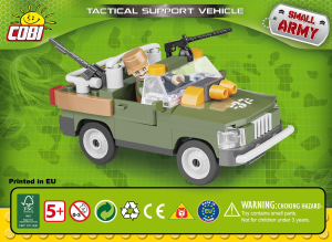 Manual Cobi set 2157 Small Army Tactical support vehicle