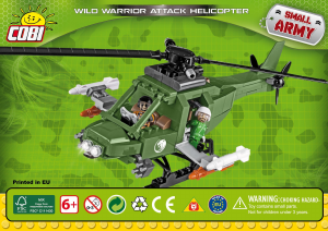 Handleiding Cobi set 2158 Small Army Wild warrior aanvalshelicopter