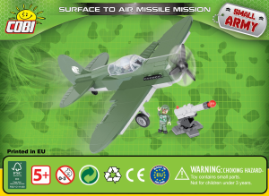Bedienungsanleitung Cobi set 2162 Small Army Flugzeug Surface to Air Missile Mission