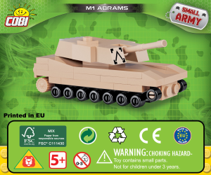 Instrukcja Cobi set 2240 Small Army M1 Abrams