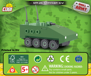 Návod Cobi set 2242 Small Army M1126 Stryker ICV