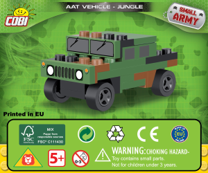 Handleiding Cobi set 2245 Small Army NAVO terreinvoertuig