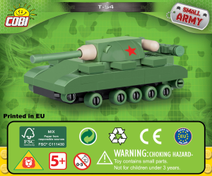 Handleiding Cobi set 2247 Small Army T-54