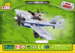 Manual Cobi set 2346 Small Army Navy bomber 32