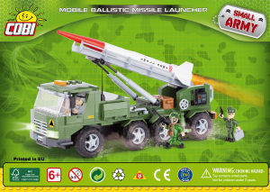 Bedienungsanleitung Cobi set 2364 Small Army Mobiler Raketenwerfer