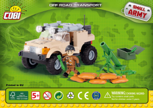 Manual Cobi set 2374 Small Army Off-road transport