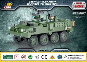 Návod Cobi set 2610 Small Army Stryker M1126 ICV