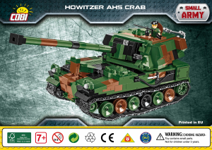 Vadovas Cobi set 2611 Small Army Howitzer AHS Crab