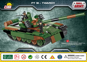 Handleiding Cobi set 2612 Small Army PT-91 Twardy