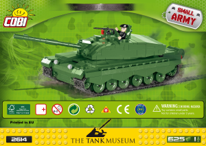 Priročnik Cobi set 2614 Small Army Challenger II