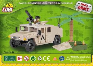 Handleiding Cobi set 24305 Small Army NAVO pantservoertuig