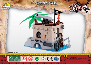 Manual Cobi set 6022 Pirates Watchtower