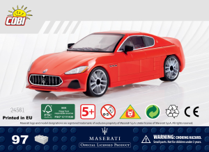 Manuál Cobi set 24561 Maserati GranTurismo Sport