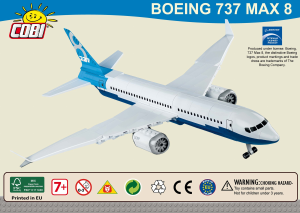 Kullanım kılavuzu Cobi set 26175 Boeing 737 MAX 8