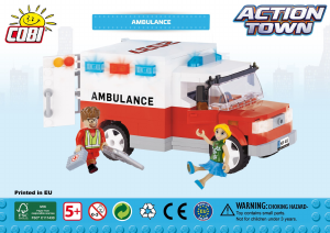 Manual Cobi set 1765 Action Town Ambulance