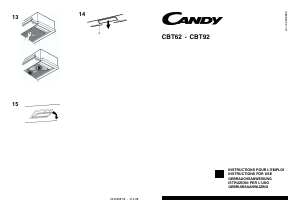 Manual Candy CBT 62 X Cooker Hood