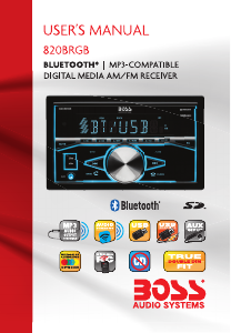 Manual Boss 820BRGB Car Radio