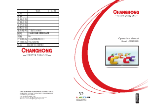 Manual Changhong LED32B1000H Televizor LED