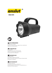 Manual Anslut 002-654 Flashlight