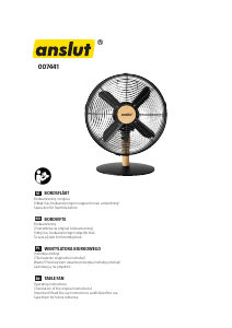 Manual Anslut 007-441 Fan