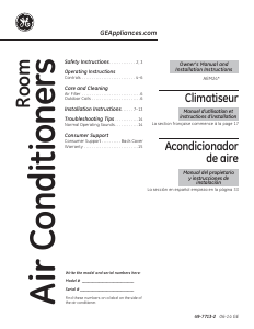 Manual GE AEM24DS Air Conditioner