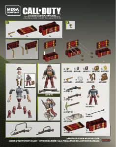 Bedienungsanleitung Mega Construx set GFW77 Call of Duty Armored division weapon crate