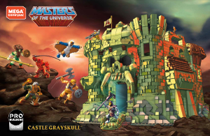 Manuale Mega Construx set GGJ67 Masters of the Universe Castello di Grayskull