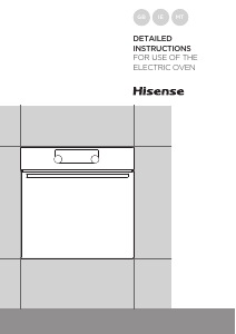 Manual Hisense BI3221AXUK Oven