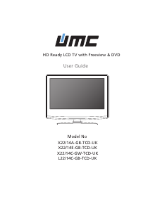 Handleiding UMC X22/14C-GB-TCD-UK LCD televisie