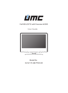 Handleiding UMC X216/17C-GB-FTCD-UK LCD televisie