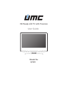 Handleiding UMC Q19/4 LCD televisie