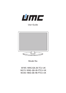 Handleiding UMC W236/186G-GB-4B-FTCU-UK LCD televisie