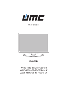 Handleiding UMC W236/186G-GB-4B-FTCDU-UK LCD televisie