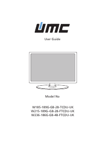 Manual UMC W185/189G-GB-2B-TCDU-UK LCD Television