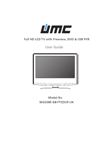 Manual UMC M23/28E-GB-FTCDUP-UK LCD Television