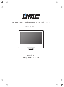 Manual UMC M19/24A-GB-TCDI-UK LCD Television