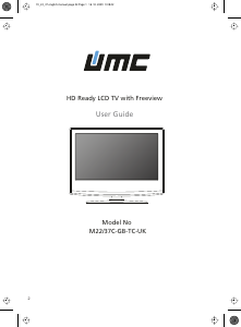 Manual UMC M22/37C-GB-TC-UK LCD Television