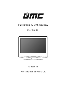 Manual UMC 40/189G-GB-5B-FTCU-UK LED Television