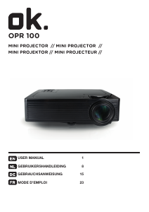 Bedienungsanleitung OK OPR 100 Projektor