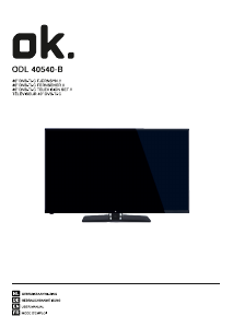 Bedienungsanleitung OK ODL 40540-B LED fernseher