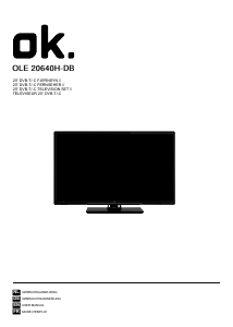 Manual OK OLE 20640H-DB LED Television