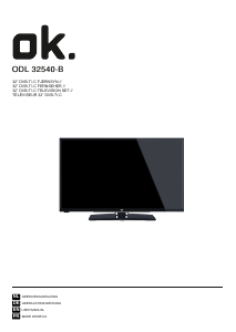 Mode d’emploi OK ODL 32540-B Téléviseur LED