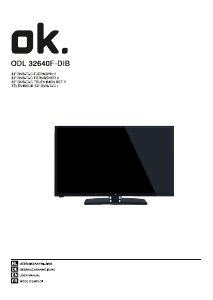 Handleiding OK ODL 32640F-DIB LED televisie
