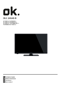 Manual OK OLE 24540-B LED Television