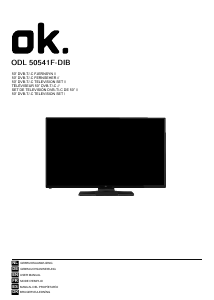 Manual OK ODL 50541F-DIB LED Television