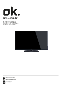 Manual OK ODL 48540-B/1 LED Television