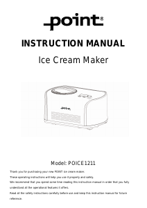 Manual Point POICE1211 Ice Cream Machine