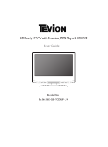 Manual Tevion M26-28E-GB-TCDUP-UK LCD Television